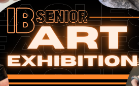  IB art show flier